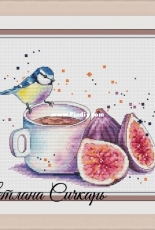 Tit with Figs by Svetlana Sichkar