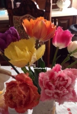 Tulips in a vase
