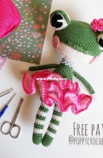 Poppy Crochet Design - Zsuzsanna Blaho - Lilly the Frog - Free