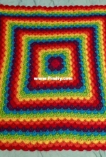 My Rainbow Virus Blanket
