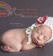 Crochet by Jennifer- Jennifer Dougherty- Kate Baby Bonnet