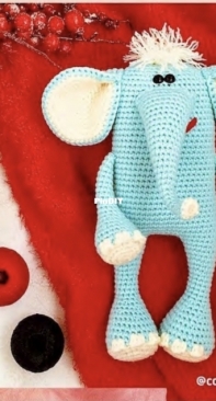 Cozy Puppet - Oksana Zibnitskaya - Elephant - Оксана Зибницкая - Слоняш - Russian