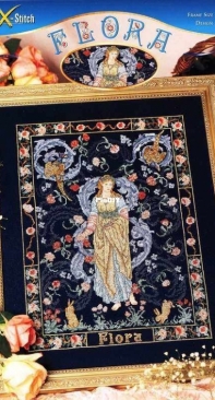 StitchWorld X-Stitch 03-205 Flora. The Art of William Morris  Adapted for Cross Stitch by Michele Johnson XSD