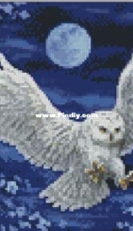 Artecy Cross Stitch - Mini White Owl
