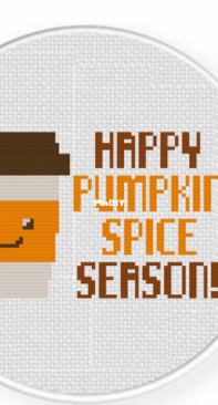 Daily Cross Stitch - Pumpkin Spice Season