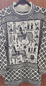Oseberg Tapestry Sweater by Molly Gifford - Free