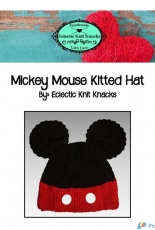 Mickey Mouse Knitted Hat by Eclectic Knit Knacks-Free