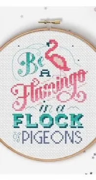 Stitchrovia - Be A Flamingo by Emma Congdon PCS + XSD