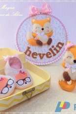 Ateliê Mimos da Aline - Ediane Mayná - Raposinha e Sapatinho - Little Fox and Baby Shoe - Felt Pattern - Portuguese - Free