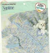 Red Heart LW1311 Crocheted Baby Set Naptime