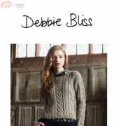 Cable Panelled Sweater by Debbie Bliss-Free