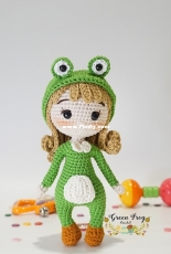 Green Frog Crochet - Thuy Anh - Đặng Thùy Anh - Roro the Frog Girl