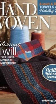 Handwoven - Issue 167 - November/December 2013
