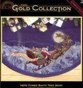 Dimensions The Gold Collection 8598 Here Comes Santa Tree Skirt