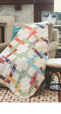 Fons and Porter's Quilting Quickly  - Jane Vaughan - Pretzel Twist Quilt