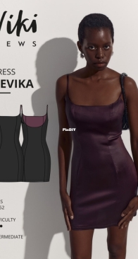 Viki Sews - Devika Dress - Девика платье  - Sizes 34-52 - English, Russian