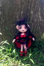 Crochet doll blood poppy