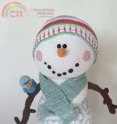 Woolytoons - Tessa van Riet Ernst - Mr Frosty the Snowman  Dutch