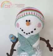 Woolytoons - Tessa van Riet Ernst - Mr Frosty the Snowman  Dutch