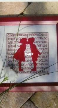 Bonheur des Dames BDD 2261 Bienvenue dans mon Coeur by Cecile Vessiere PCS