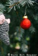 Bird Bot Bazar- Christmas Mouse Ornament
