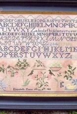 The Marking Sampler- Elizabeth Foster 1822