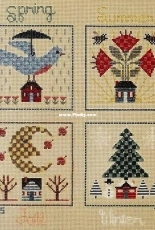 Birds of a Feather SEA 701, 702, 703, 704 - Winter, Spring, Summer, Autumn Home