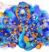 HAEANK 2254 Peacock Sapphire and Gold - Annya Kai