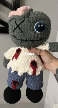 Twisted Tales Crochet - Janine  - Zane the Zombie
