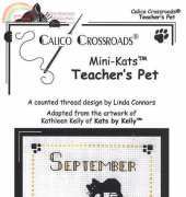 Calico Crossroads Mini-Kats - 2007 Calendar September - Teachers Pet