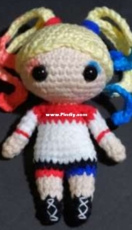 Bela na Agulha - Isabela Tanuri Bessa - Amigurumi Harley Quinn - Portuguese - Free