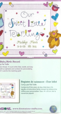 Dimensions-Baby Hugs - 73511 Darling Baby Birth Record XSD+PAT