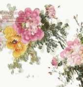 I Love Cross Stitch ILCS - OT-038 Peony Flowers-Wealth