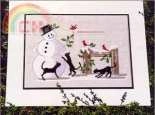 Lynns Prints DGX-054 - Hello Mr. Snowman by Diane Graebner