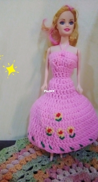 Pink doll dress
