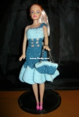 Maguinda Bolsón - Liliana dress and bag set for dolls