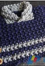 Newborn Knots - Amanda Chapman -  81 Shawl Collar Cobblestone Pullover