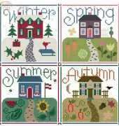 Lizzie Kate S22 Autumn Sampler, S23 Winter Sampler, S24 Spring Sampler, S25 Summer Sampler PCS