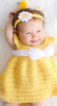 Winding Road Crochet - Lindsey Dale - Simply Spring Baby Dres 6 - 18 Months - Free