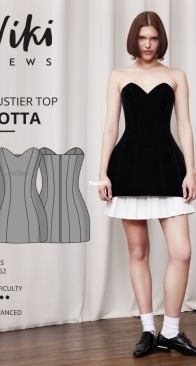 Viki Sews - Lotta Bustier Top - Sizes 34-52