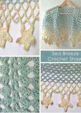 WoolnHook- Leonie Morgan - Sea breeze Shawl