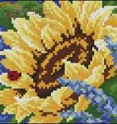 Dimensions 17066 - Sunflower and Ladybug