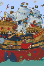 Pirates 1 / Pirates 2 by Alisa Okneas