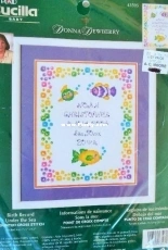 Bucilla 43595 Under the Sea Birth Record XSD