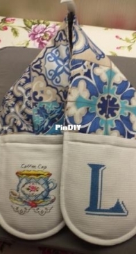 Double oven glove/Guanto forno doppio