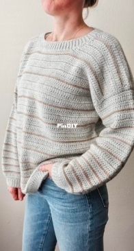 Cozy Classic Pullover by Tanya Johnson - English