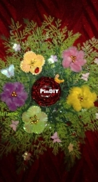 Decor on cd disc