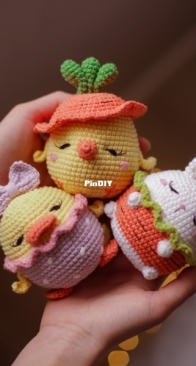 Magic Filament - Lysenko Crochet - Tatiana - Tatyana Lysenko - Chicken, Duck and Bunny
