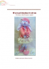 Manualides Andrea-Romantic Bunny /Spanish