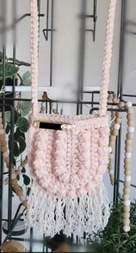 Crochet baby bag ibiza style